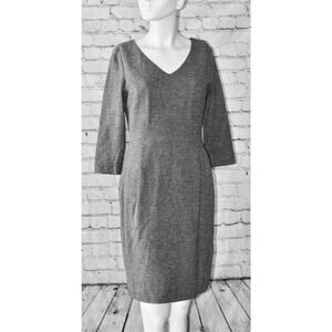 PESERICO Designer Business Work Sheath Fitted Dress Size Italian Size 42/6